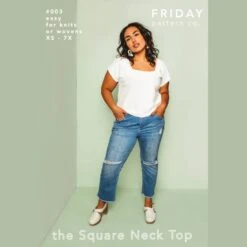 Friday Pattern Company - Square Neck Top Pattern