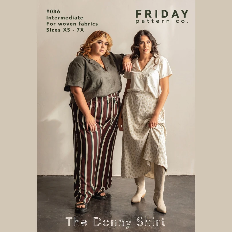 Friday Pattern Company - Donny Shirt Pattern 3 Friday Pattern Company - Donny Shirt Pattern