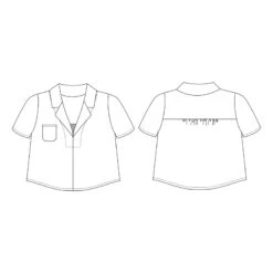 Friday Pattern Company - Donny Shirt Pattern 19 Friday Pattern Company - Donny Shirt Pattern -Croft Mill Store friday pattern company donny shirt sewing pattern sketch