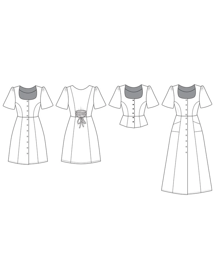 Friday Pattern Company - Hughes Dress Pattern (Sizes XS-7X) 12 Friday Pattern Company - Hughes Dress Pattern (Sizes XS-7X) - Image 10