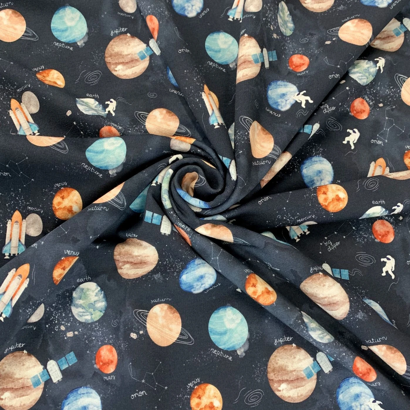 Organic French Terry - Space 4 Organic French Terry - Space - Image 2