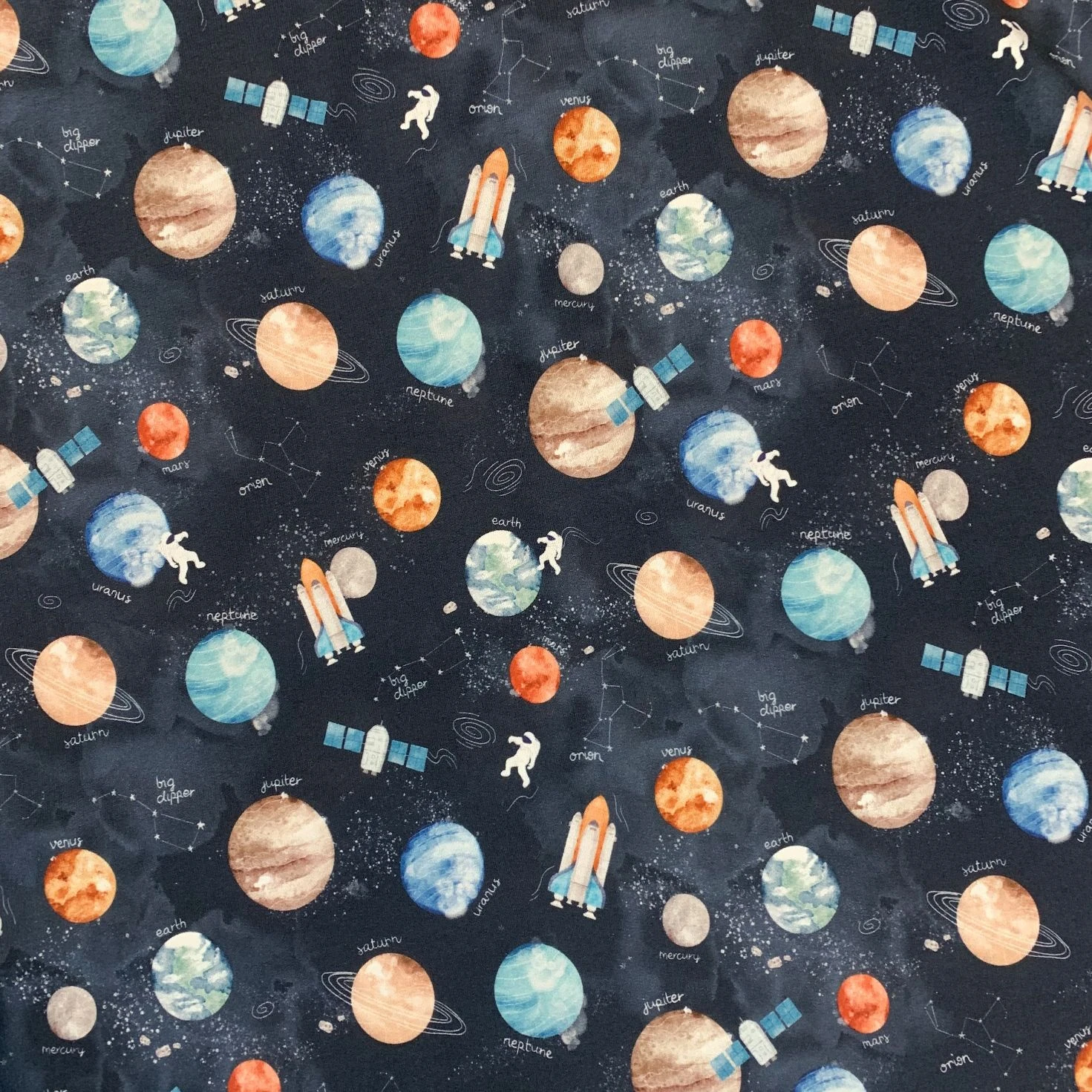 Organic French Terry - Space 7 Organic French Terry - Space - Image 5