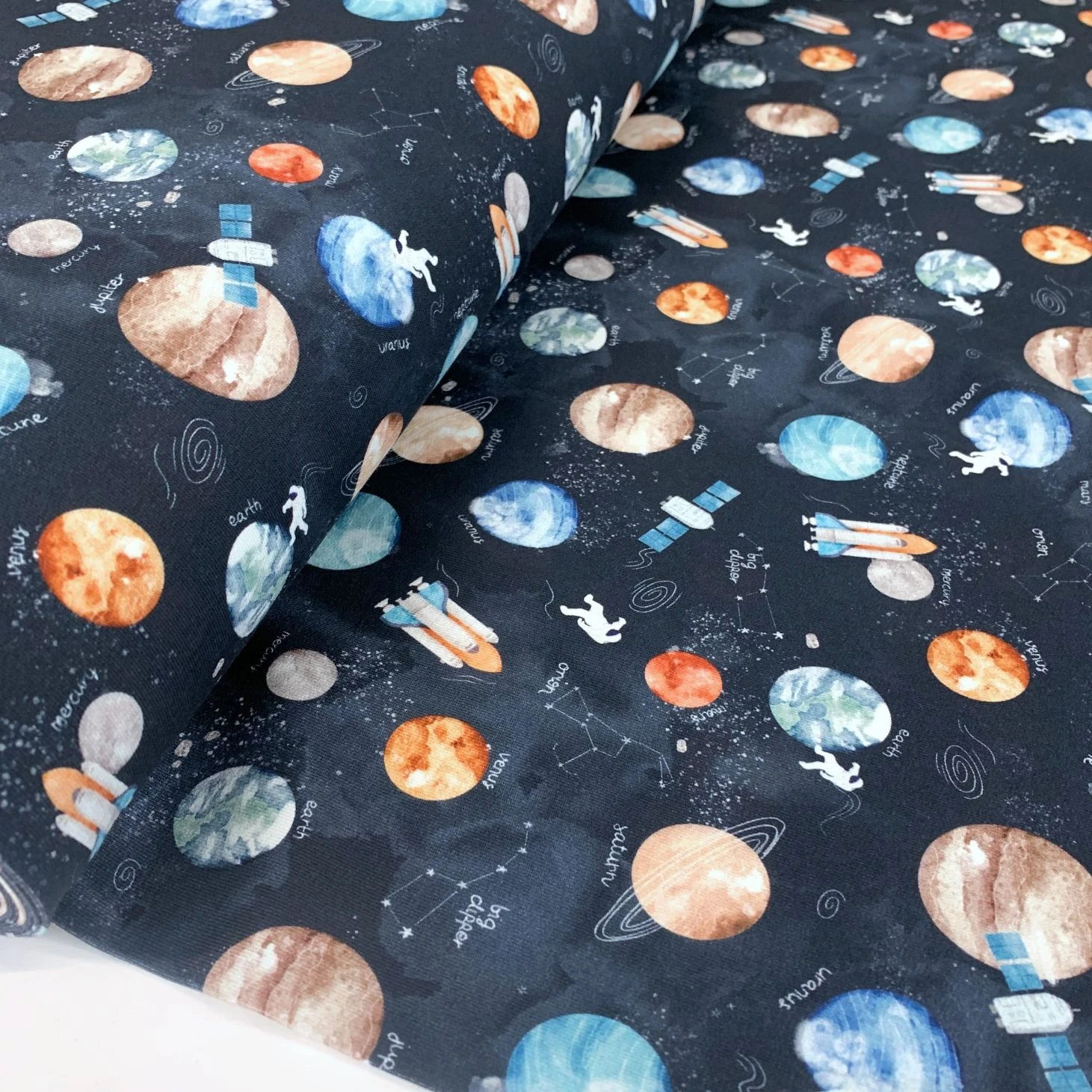 Organic French Terry - Space 3 Organic French Terry - Space