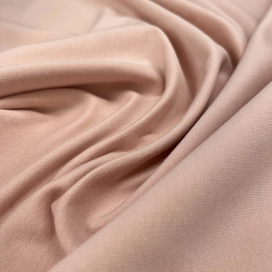 GOTS Organic French Terry - Pale Peach 3 GOTS Organic French Terry - Pale Peach