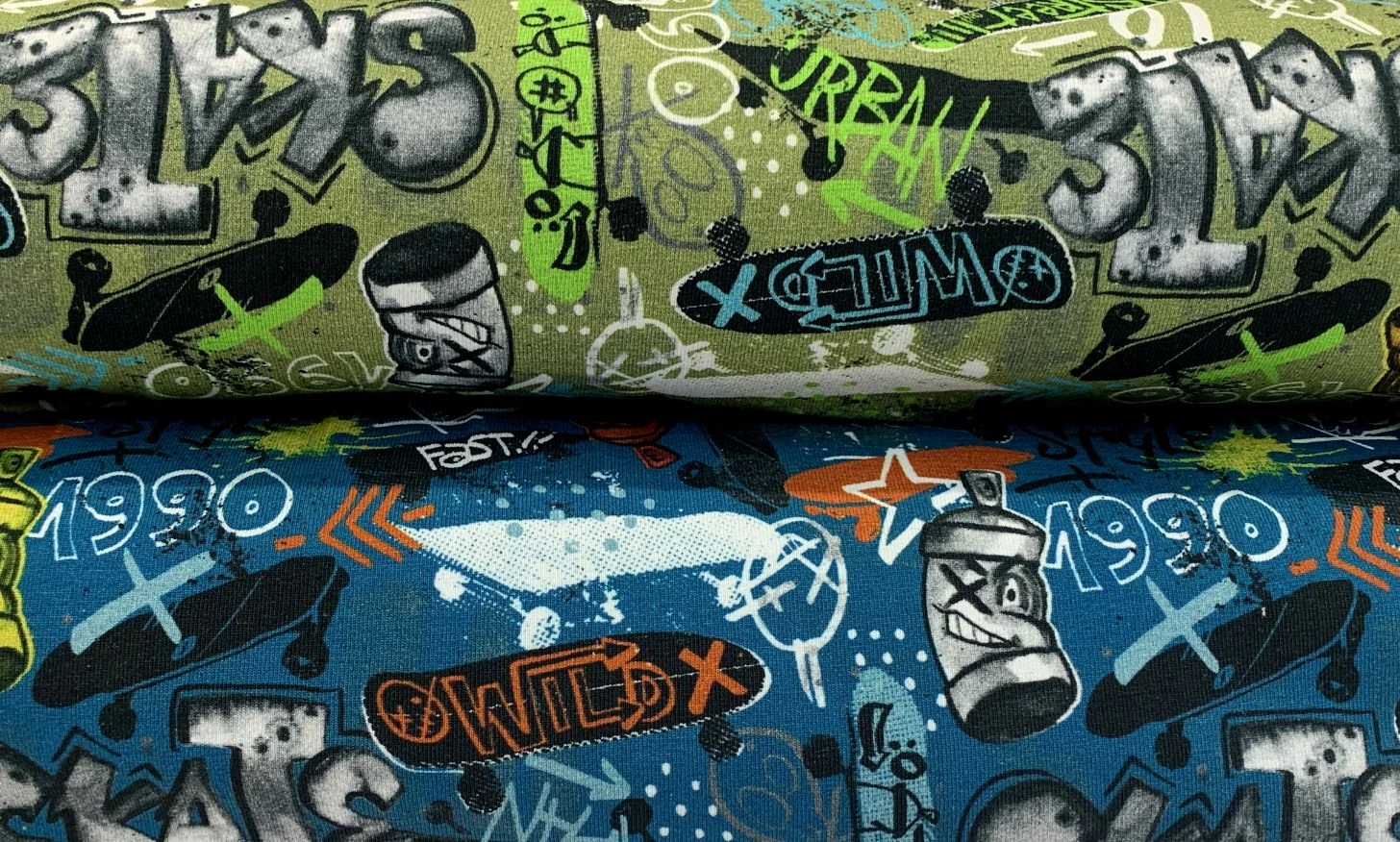 Graffiti Jersey - Blue 7 Graffiti Jersey - Blue - Image 5