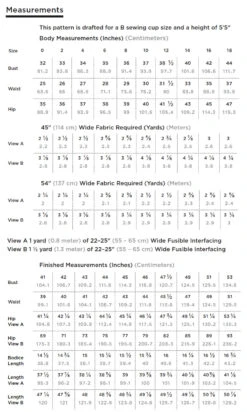 Grainline Studio - Austin Dress Pattern (Sizes 0-18) 24 Grainline Studio - Austin Dress Pattern (Sizes 0-18) -Croft Mill Store grainline studio austin dress pattern 0 18 measurements