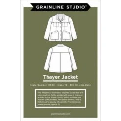 Grainline Studio - Thayer Jacket Pattern (Sizes 14-30)