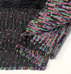 Harry 11 Harry -Croft Mill Store harry tapestry cotton linen poly mix multicoloured jacketing fabric close up reverse fabric photo