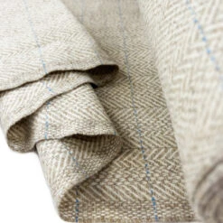 Big Bones 7 Big Bones -Croft Mill Store heavy wool coating fabric beige herringbone big bones fold
