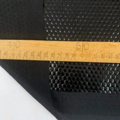 Hopelessly Devoted 8 Hopelessly Devoted -Croft Mill Store hopelessly devoted knitted coated dotty black polyester jersey fabric reverse fabric photo 1