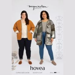 Megan Nielsen - Hovea Curve Jacket & Coat Pattern (Sizes 14-34)
