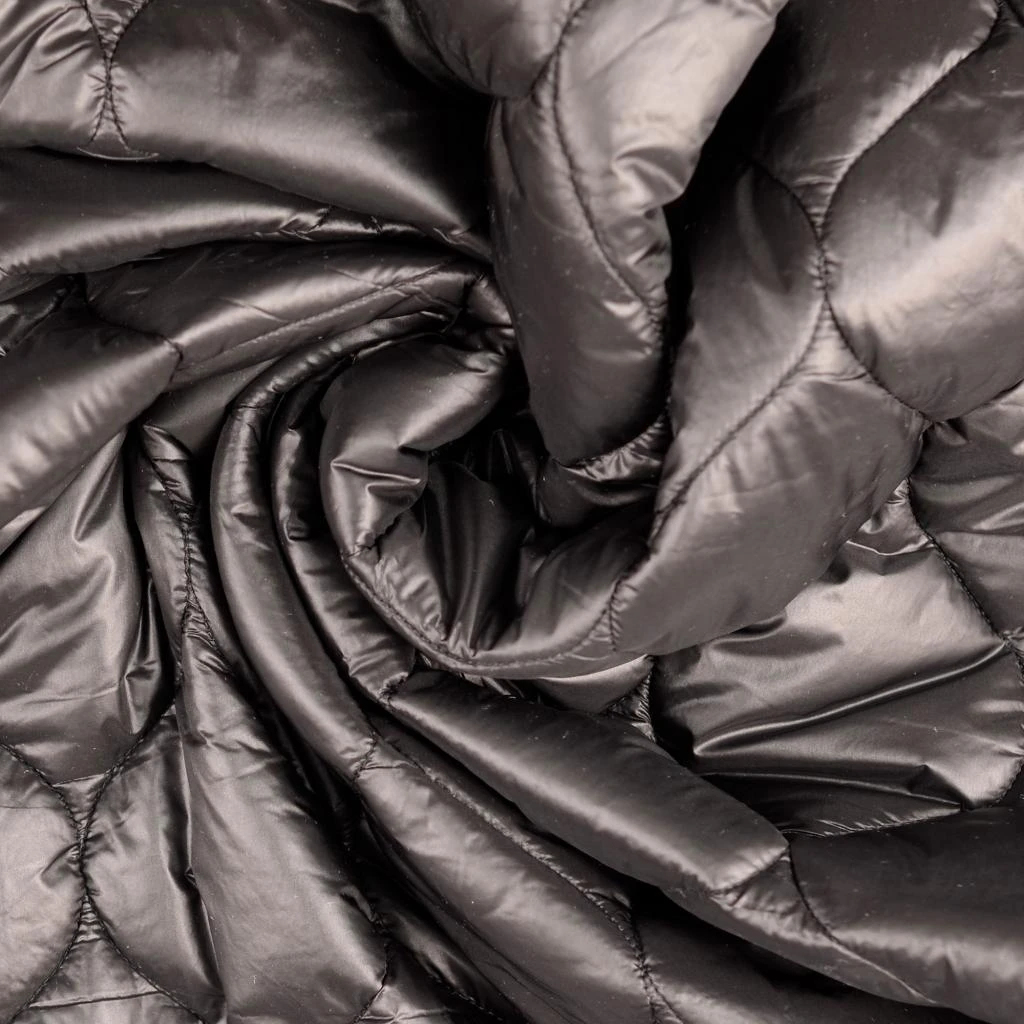 Howarth - Plain Quilted Fabric - Black 5 Howarth - Plain Quilted Fabric - Black - Image 3