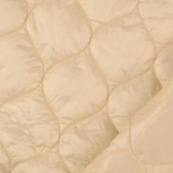 Howarth - Plain Quilted Fabric - Cream