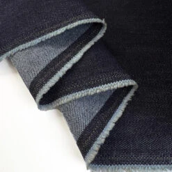 Hull 6 Hull -Croft Mill Store hull indigo cotton elastane denim trouser fabric fold