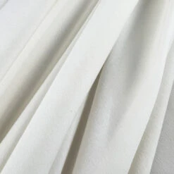 Heaven Sent - Interlock Cotton 7 Heaven Sent - Interlock Cotton -Croft Mill Store interlock cotton lycra ivory white jersey fabric cu1