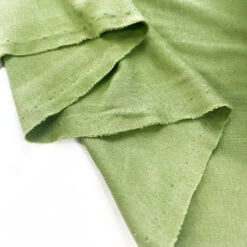 Interlock - Moss 7 Interlock - Moss -Croft Mill Store interlocked moss green jersey fabric fold