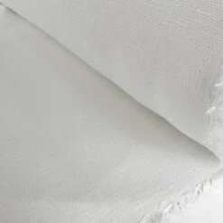 Irish Linen - White 7 Irish Linen - White -Croft Mill Store irish linen white heavy furnishing fabric roll