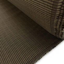 Cagna Italia 8 Cagna Italia -Croft Mill Store italian brown houndstooth weave cotton trouser fabric cagna italia roll