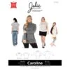 Jalie - Caroline Raglan Tee & Tunic Pattern (28 Sizes) 1 Jalie - Caroline Raglan Tee & Tunic Pattern (28 Sizes) -Croft Mill Store jalie caroline raglan tee and tunic pattern cover