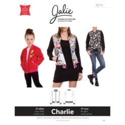 Jalie - Charlie Bomber Jacket Sewing Pattern (27 Sizes)