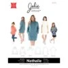 Jalie - Nathalie Funnel Neck Sweatshirt & Tunic Pattern (28 Sizes) 1 Jalie - Nathalie Funnel Neck Sweatshirt & Tunic Pattern (28 Sizes) -Croft Mill Store jalie nathalie wrap funnel neck sweatshirt and tunic cover
