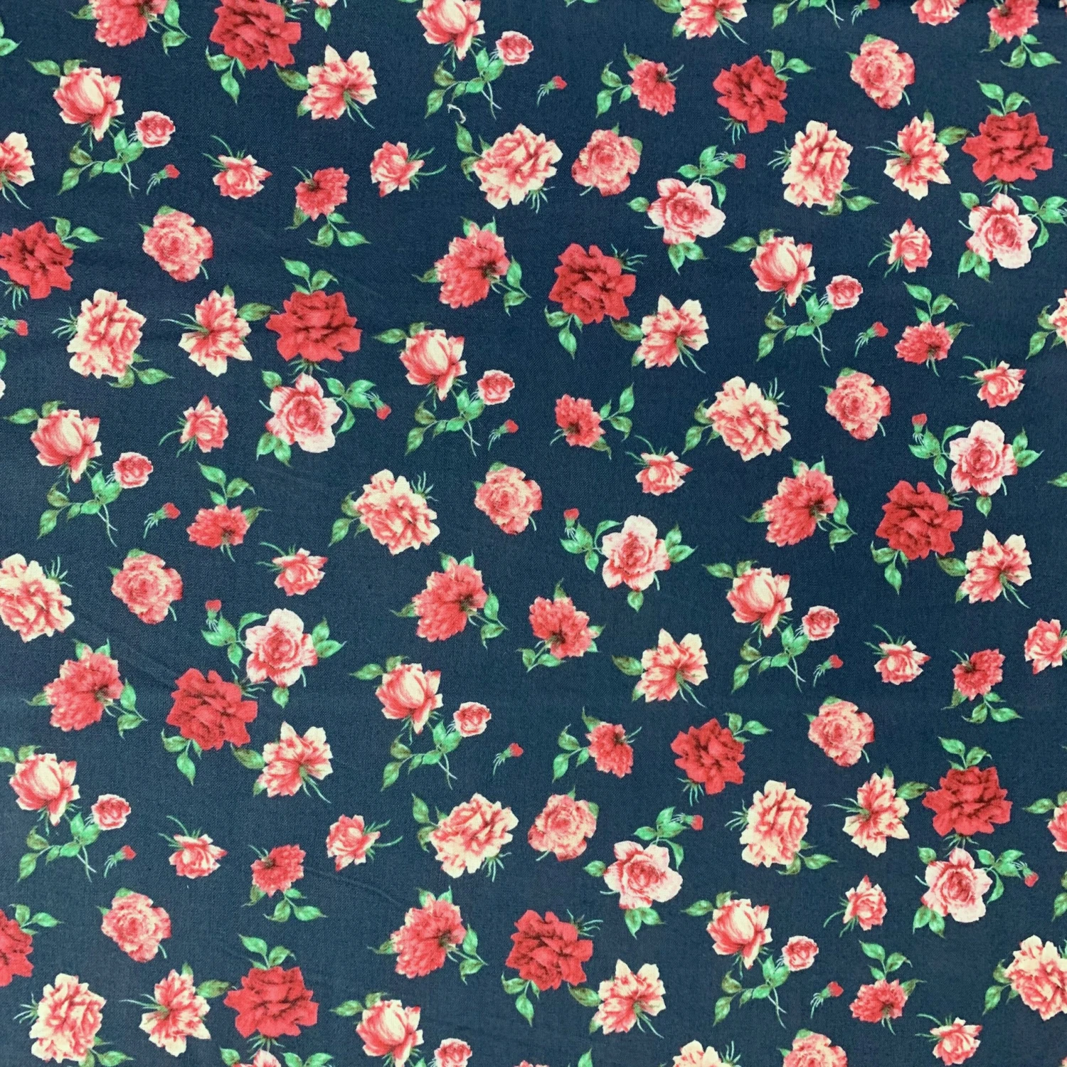 John Louden - Roses - Navy 5 John Louden - Roses - Navy - Image 3