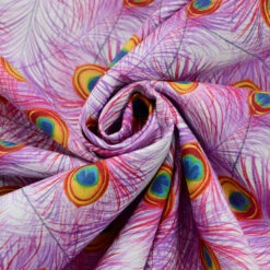 Cotton - Peacock Twerks - Pink