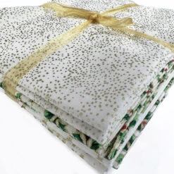 JL - Christmas Fat Quarter - Glitter And Gold