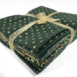 JL - Christmas Fat Quarter - Green Sparkle