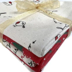 JL - Christmas Fat Quarter - Rockin Robin