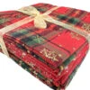JL - Christmas Fat Quarter - Tartan Sparkle -Croft Mill Store john louden christmas cotton fabric fat quarter tartan sparkle