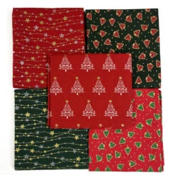 JL - Christmas Fat Quarter - Trailing Stars 7 JL - Christmas Fat Quarter - Trailing Stars -Croft Mill Store john louden christmas cotton fabric fat quarter trailing star top