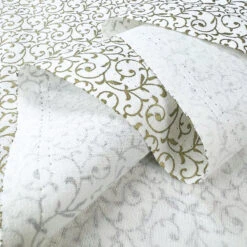 JL Christmas - Filigree Cream 8 JL Christmas - Filigree Cream -Croft Mill Store john louden christmas cotton fabric filigree cream gold fold