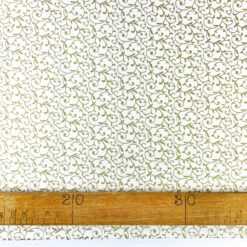 JL Christmas - Filigree Cream 9 JL Christmas - Filigree Cream -Croft Mill Store john louden christmas cotton fabric filigree cream gold ruler