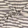 Jolly Jersey - Grey 2 Jolly Jersey - Grey -Croft Mill Store jolly jersey grey viscose polyester elastane striped knitted ribbed fabric twist