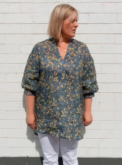 Style Arc - Kent Woven Tunic Pattern (UK 18-30) -Croft Mill Store kent woven tunic pattern by style arc 1