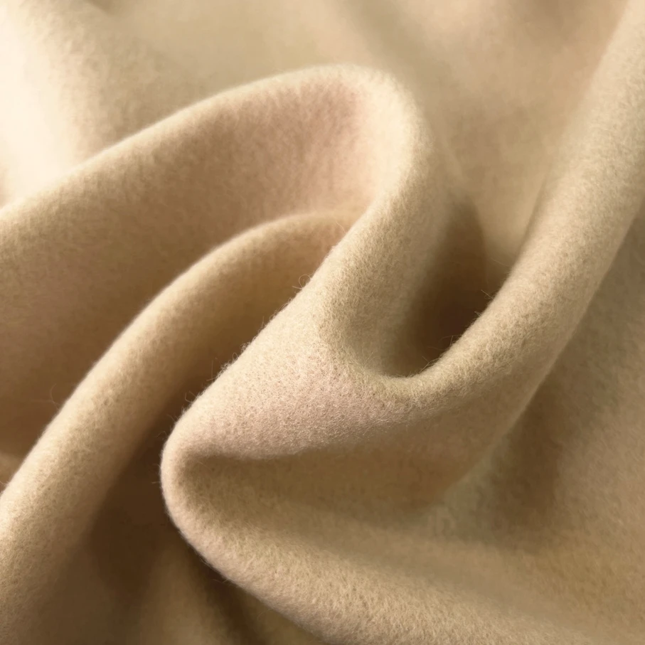 Knitted Mouflon Coating - Cream 4 Knitted Mouflon Coating - Cream - Image 2