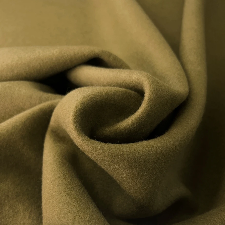 Knitted Mouflon Coating - Moss 4 Knitted Mouflon Coating - Moss - Image 2