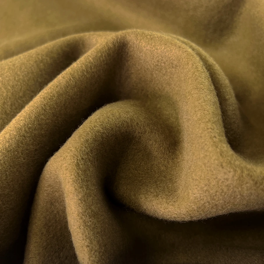 Knitted Mouflon Coating - Olive 4 Knitted Mouflon Coating - Olive - Image 2