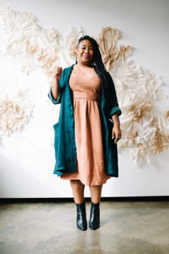 Sew Liberated - Lichen Duster Coat & Dress Pattern (Sizes 0-30) 16 Sew Liberated - Lichen Duster Coat & Dress Pattern (Sizes 0-30) -Croft Mill Store lichen duster coat and dress pattern by sew liberated 8