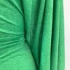 Linen Look Jersey -Croft Mill Store linen look jersey soft draping green material close up
