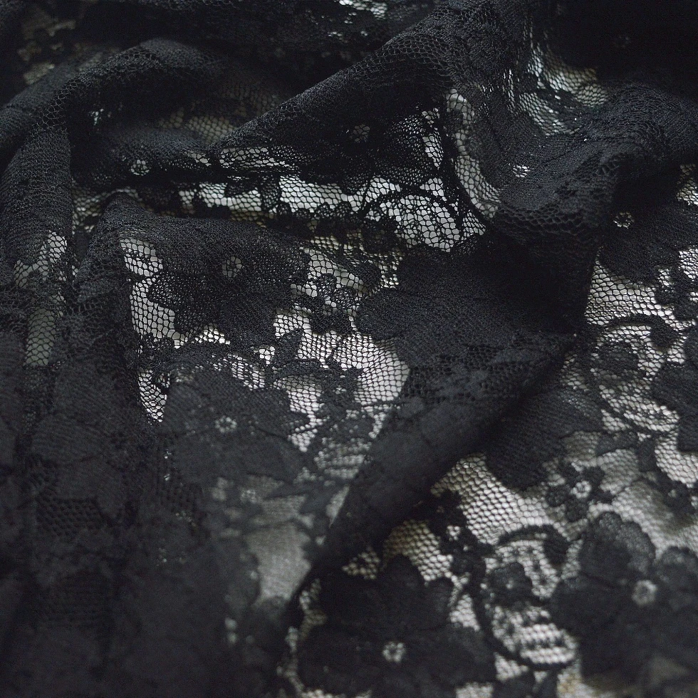 Stretch Black Dress Lace 3 Stretch Black Dress Lace