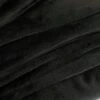 Luscious Fleece - Black -Croft Mill Store lucious fleece black colourful soft polyester cuddly fleece fabric close up fabric photo