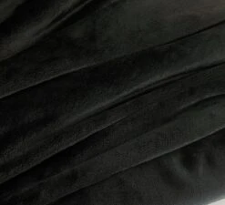 Luscious Fleece - Black 6 Luscious Fleece - Black -Croft Mill Store lucious fleece black colourful soft polyester cuddly fleece fabric close up fabric photo gallery