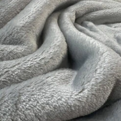 Luscious Fleece - Silver 6 Luscious Fleece - Silver -Croft Mill Store luscious fleece silver grey soft fabric cu