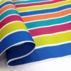 Luxe - Canvas - Pop Art 1 Luxe - Canvas - Pop Art -Croft Mill Store luxe water resistant canvas pop art water resistant striped multicoloured canvas fabric close up fabric photo