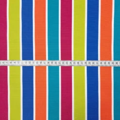 Luxe - Canvas - Pop Art 7 Luxe - Canvas - Pop Art -Croft Mill Store luxe water resistant canvas pop art water resistant striped multicoloured canvas fabric scale fabric photo