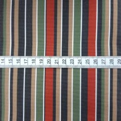 Luxe - Canvas - Regatta Red 7 Luxe - Canvas - Regatta Red -Croft Mill Store luxe water resistant canvas regatta red water resistant striped multicoloured canvas fabric scale fabric photo