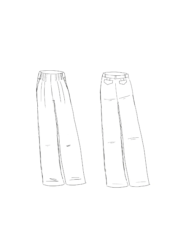 Maison Fauve - Brooklyn Trouser Pattern 11 Maison Fauve - Brooklyn Trouser Pattern - Image 9