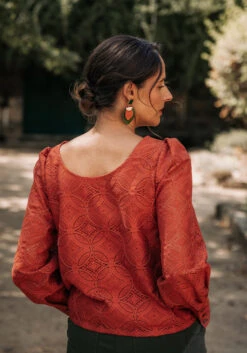 Maison Fauve - Cicadella Blouse Sewing Pattern -Croft Mill Store maison fauve cicadella blouse pattern 7